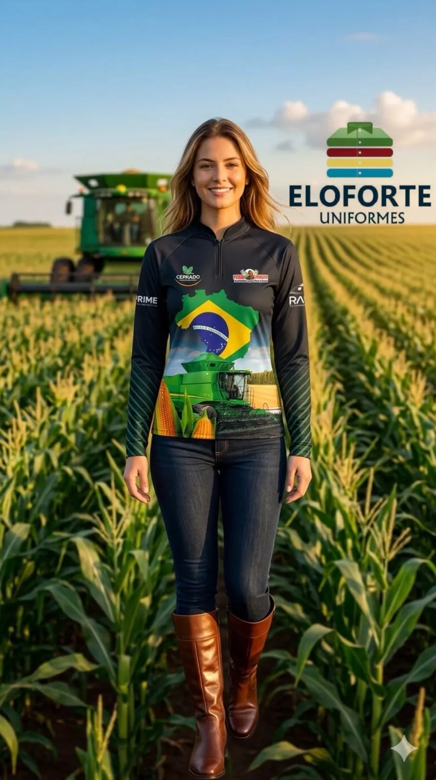 Uniforme profissional personalizado para o agronegócio